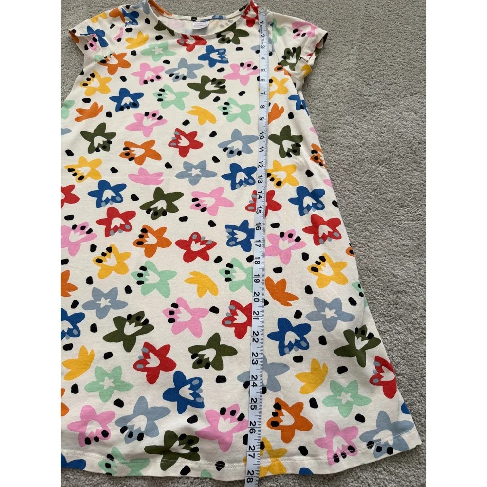 HANNA ANDERSSON ICONIC SOFT SWING DRESS SUNSHINE LILLIES US 10